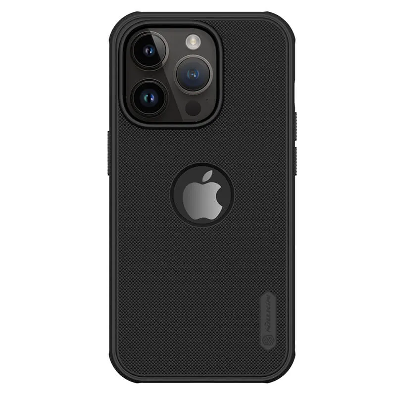 Maska Nillkin Scrub Pro za iPhone 15 Pro 6.1 (sa otvorom za logo) crna
