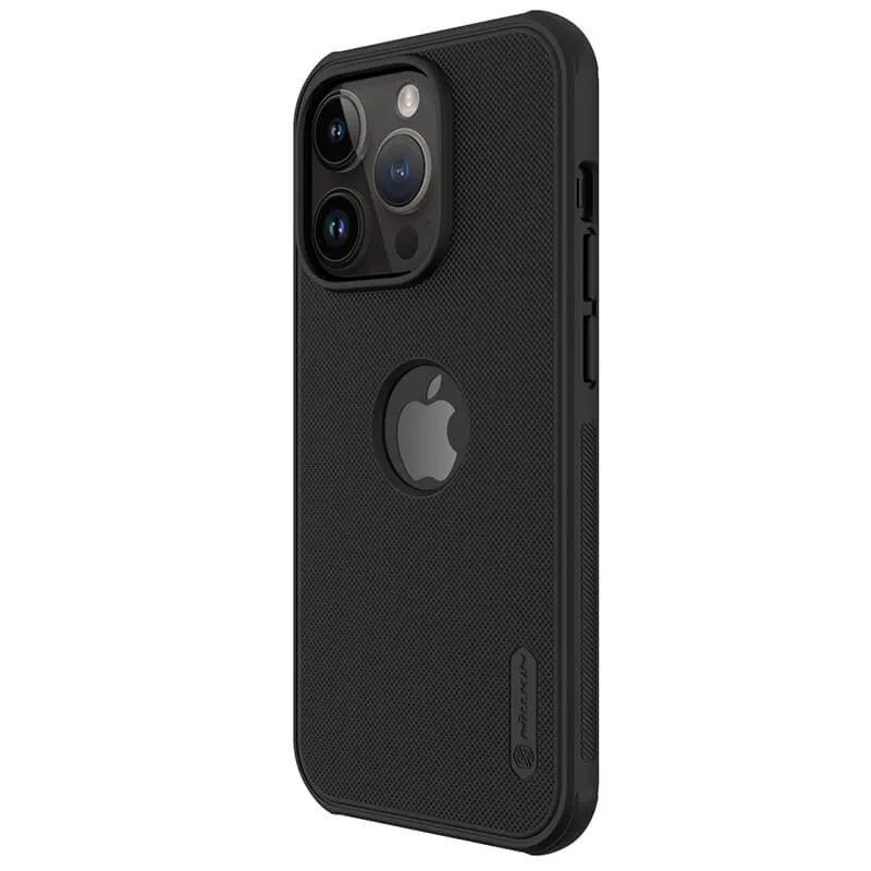 Maska Nillkin Scrub Pro za iPhone 15 Pro Max 6.7 (sa otvorom za logo) crna