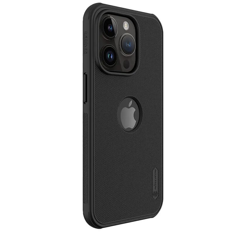Maska Nillkin Scrub Pro za iPhone 15 Pro Max 6.7 (sa otvorom za logo) crna