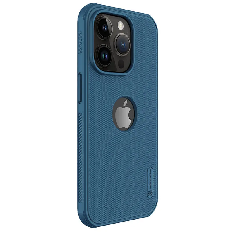 Maska Nillkin Scrub Pro za iPhone 15 Pro Max 6.7 (sa otvorom za logo) plava