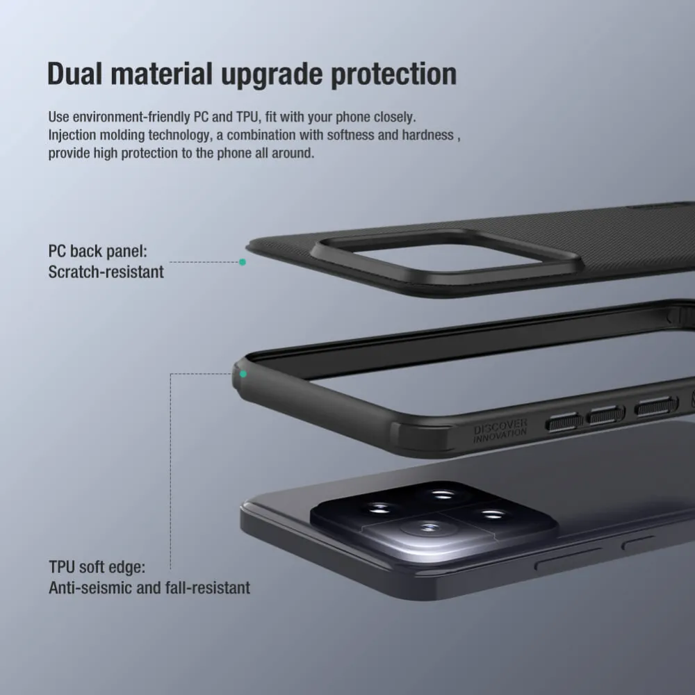Maska Nillkin Scrub Pro za Xiaomi 14 plava