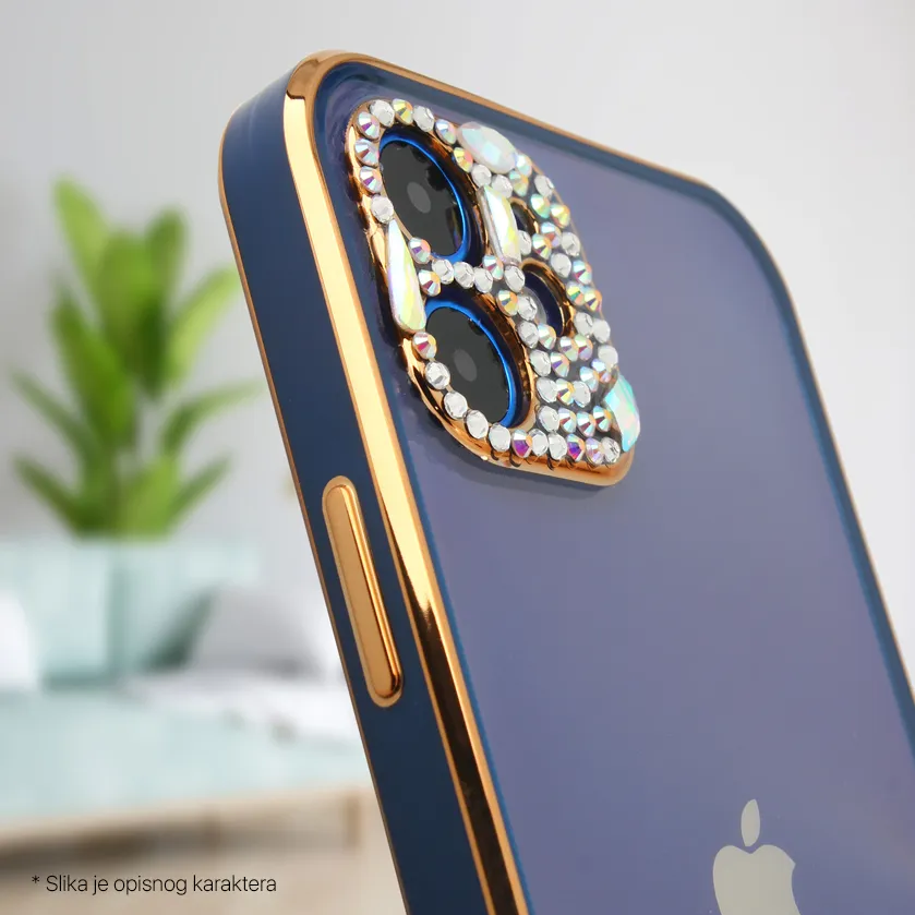 Maska Cirkon Camera za iPhone 15 Pro 6.1 ljubicasta