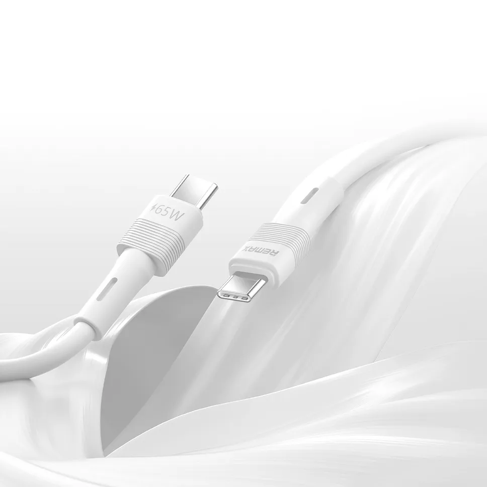 Data kabl REMAX Leya Series PD 65W Fast Charging RC-C091 Type C na Type C beli