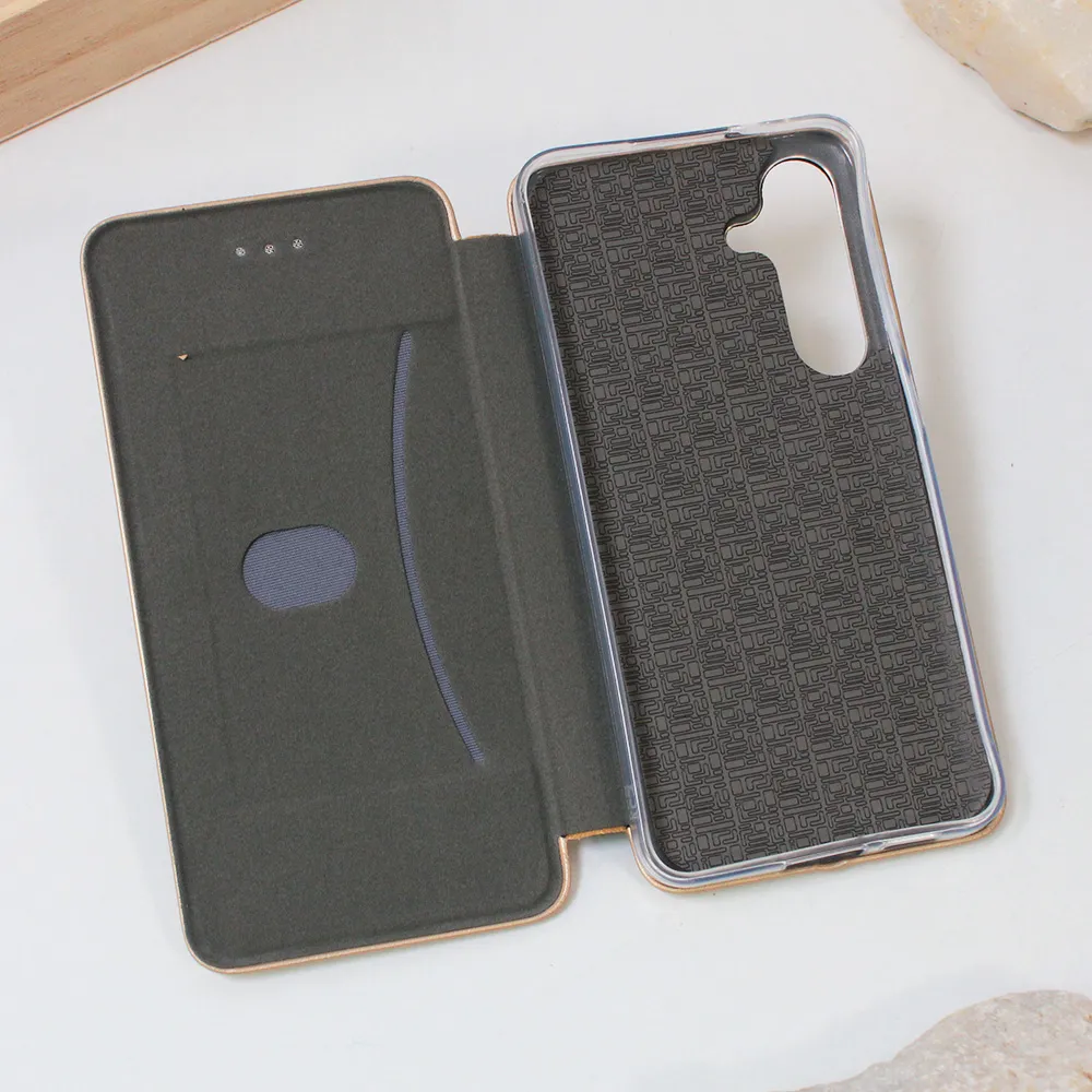 Maska Teracell Flip Cover za Samsung Galaxy S24 zlatna