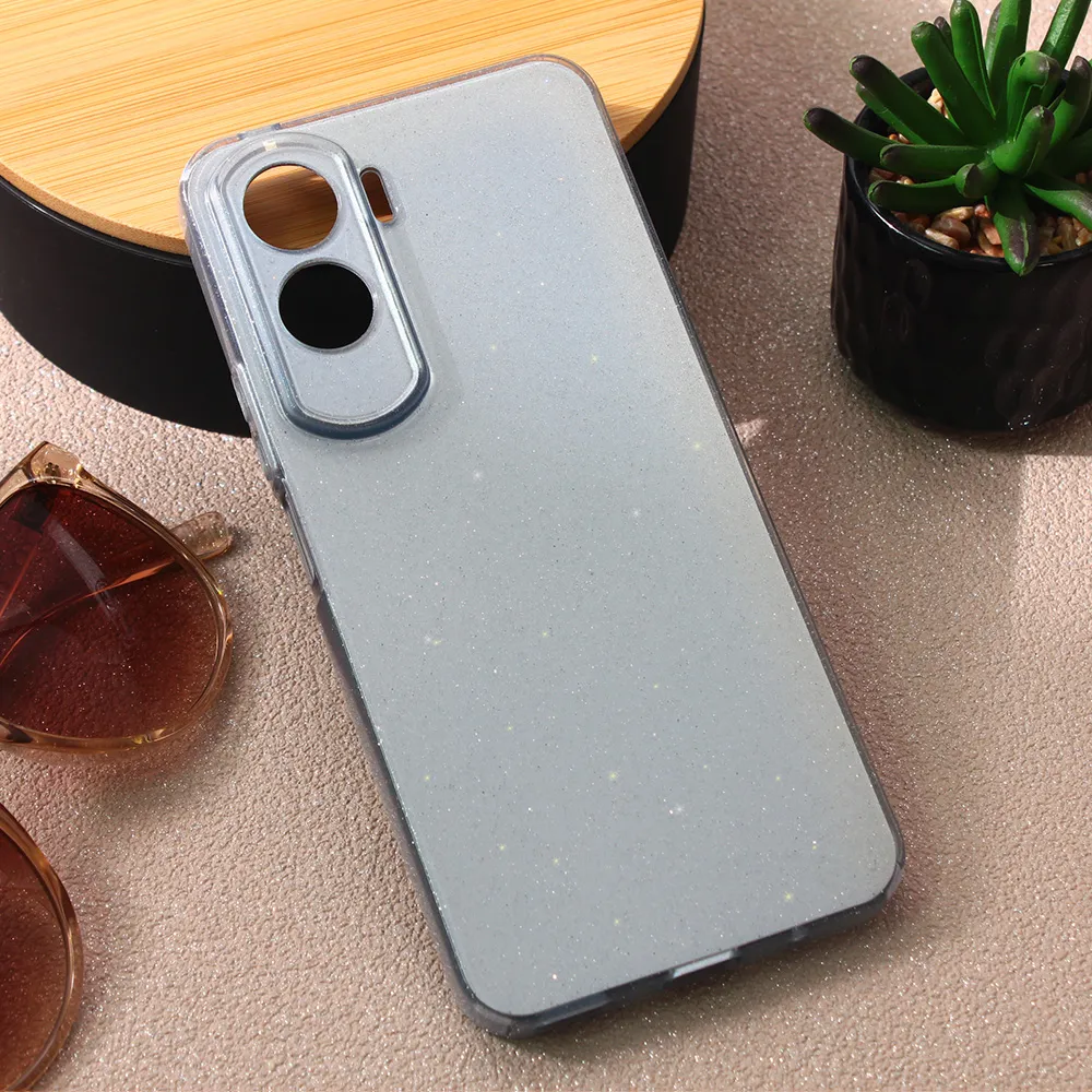 Maska Sparkle Dust za Honor 90 Lite srebrna