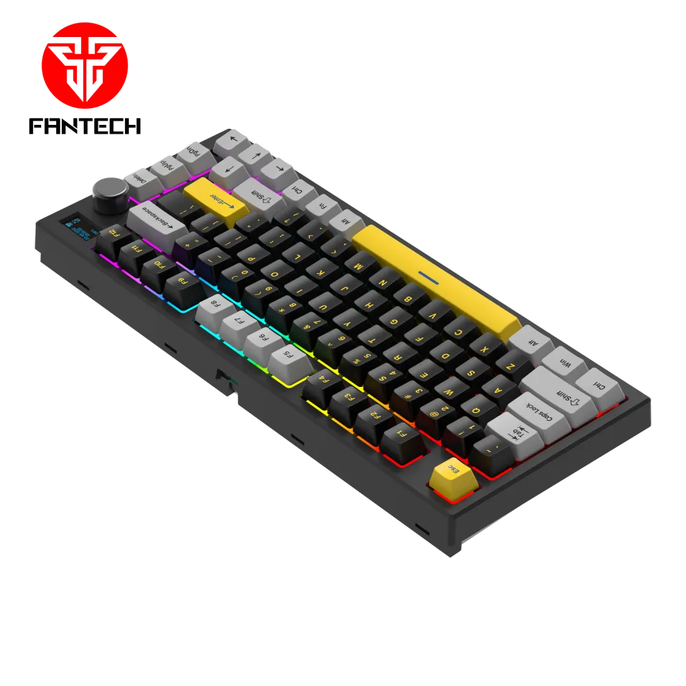Tastatura Mehanicka Gaming Fantech MK910 RGB Vibe Maxfit 81 Vibrant Utility Wireless (Yellow switch)