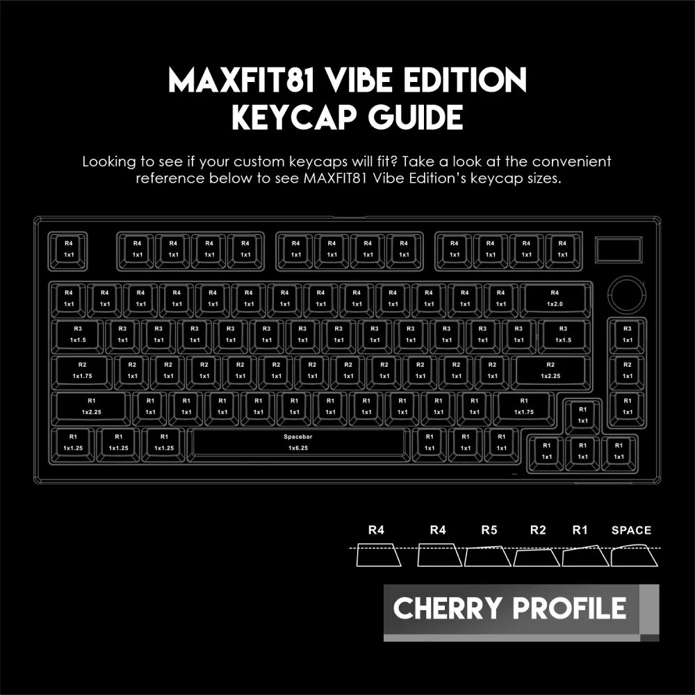 Tastatura Mehanicka Gaming Fantech MK910 RGB Vibe Maxfit 81 Vibrant Utility Wireless (Yellow switch)