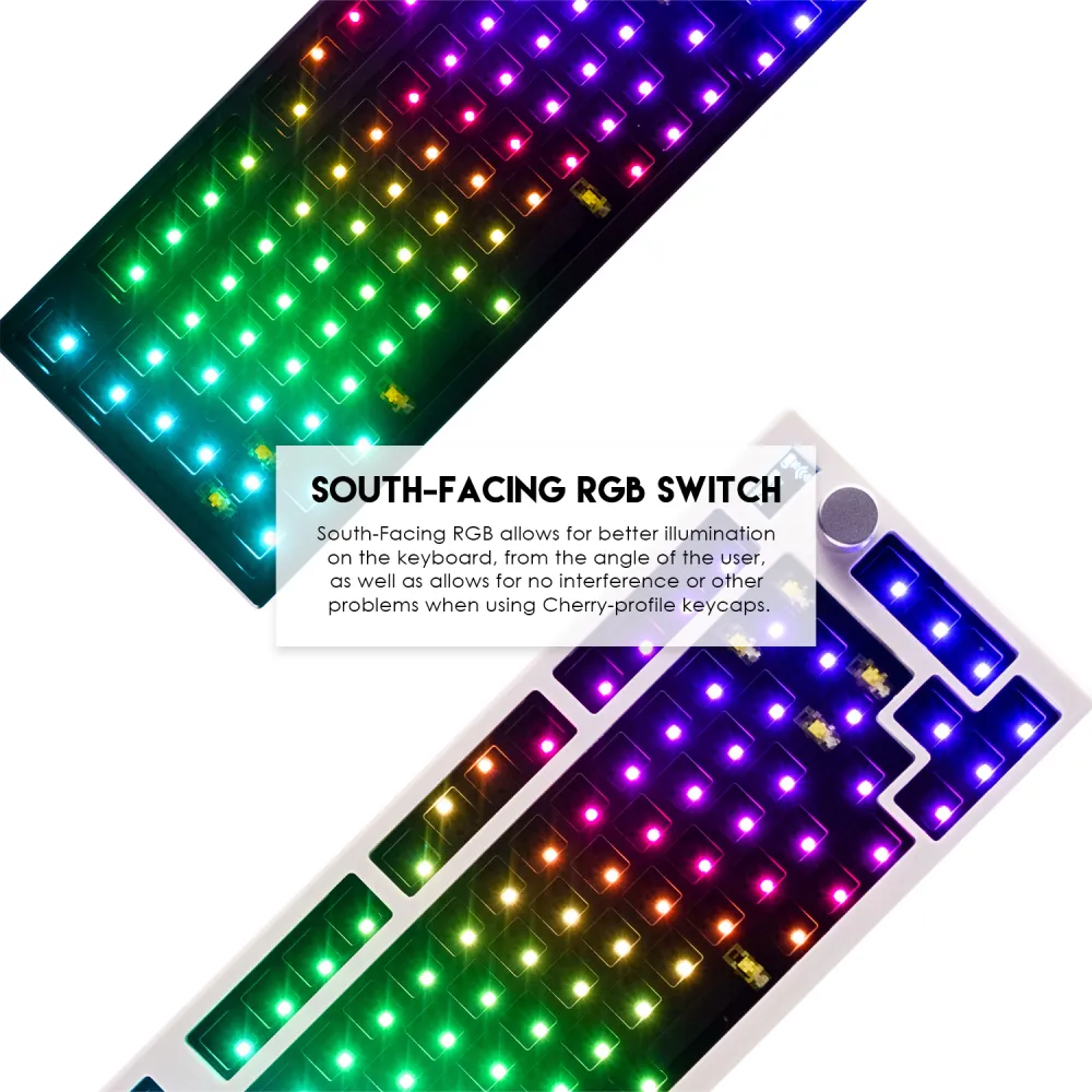 Tastatura Mehanicka Gaming Fantech MK910 RGB Vibe Maxfit 81 Vibrant Utility Wireless (Yellow switch)
