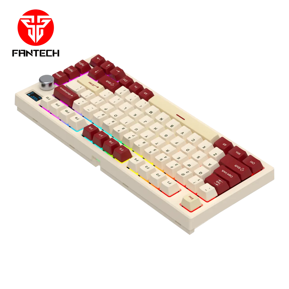 Tastatura Mehanicka Gaming Fantech MK910 RGB Vibe Maxfit 81 Royal Prince Wireless (Yellow switch)