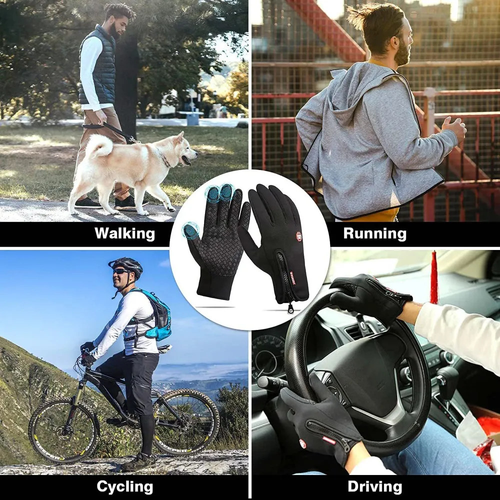 Rukavice za touch screen Forest narandzaste M