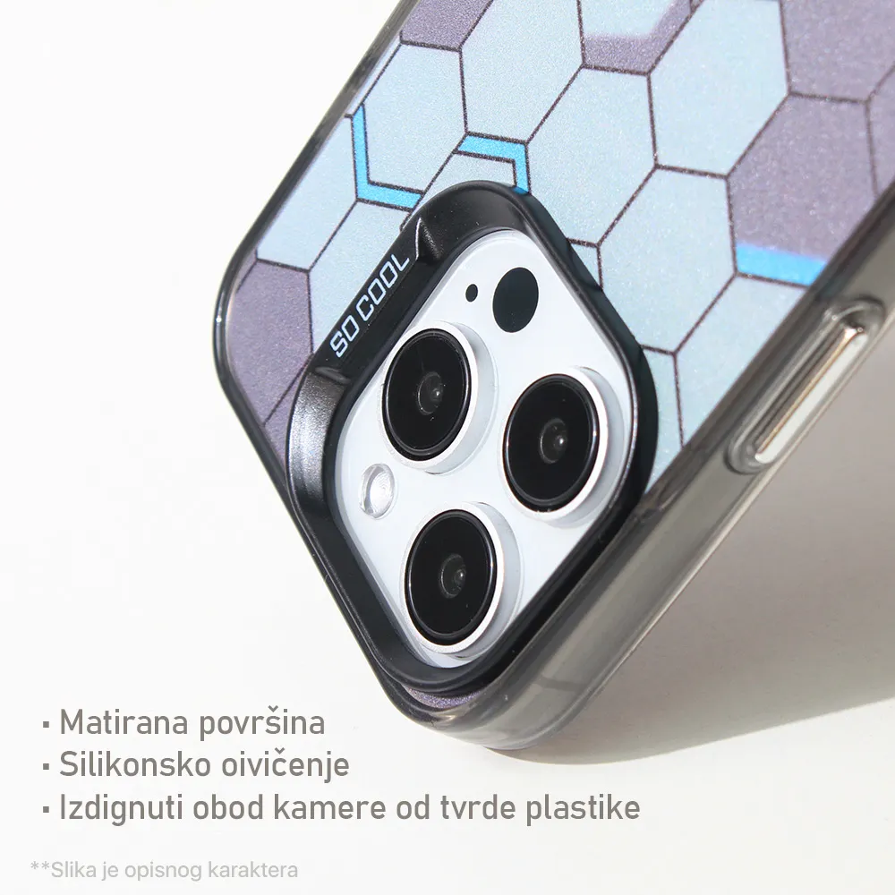 Maska Honeycomb Color za iPhone 14 Pro 6.1 type 4