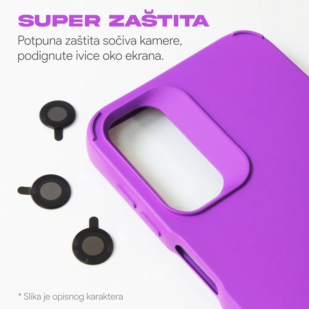 Maska Colorful and Camera glass Samsung A245F Galaxy A24 4G zelena