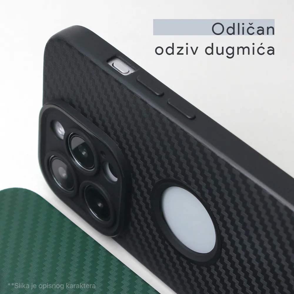Maska Carbon Stripe za Samsung A245F Galaxy A24 4G plava