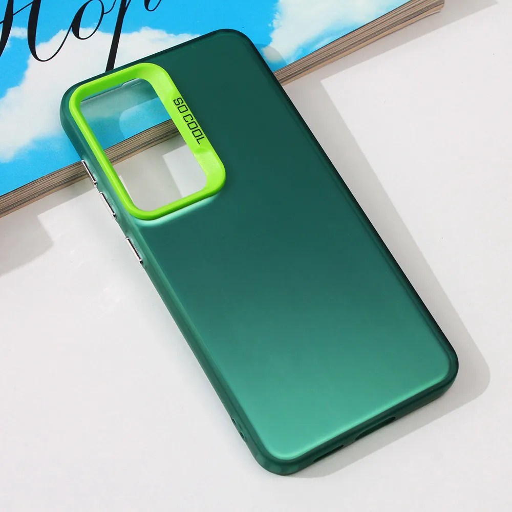 Maska Clear za Samsung Galaxy S24 zelena