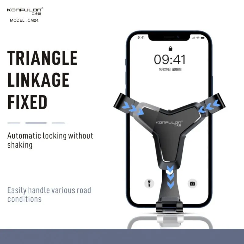 Auto stalak Konfulon CM24 crni