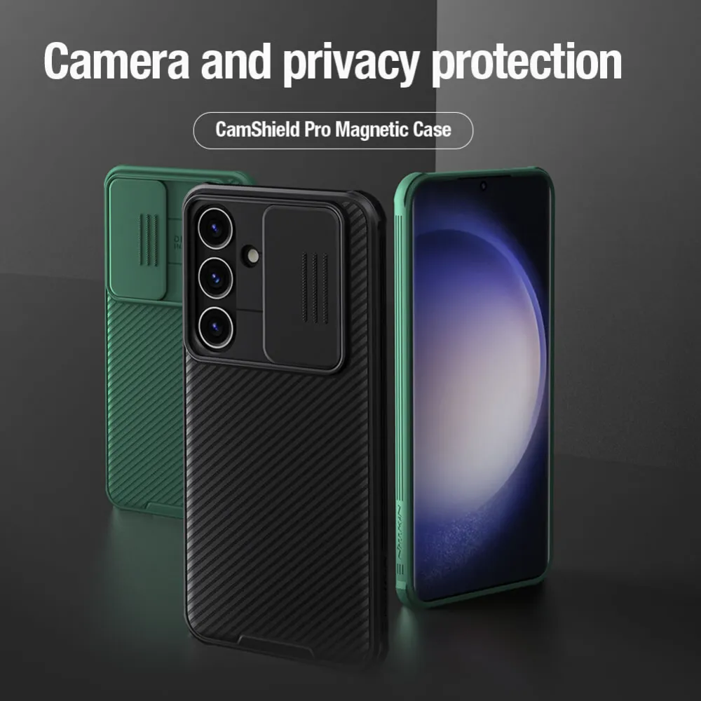 Maska Nillkin CamShield Pro Magnetic za Samsung Galaxy S24 zelena