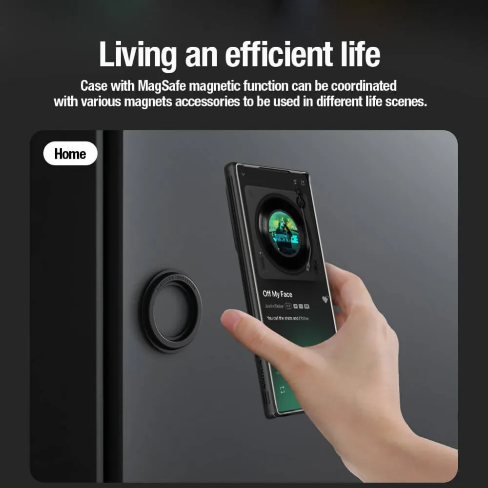 Maska Nillkin CamShield Pro Magnetic za Samsung Galaxy S24 Ultra crna