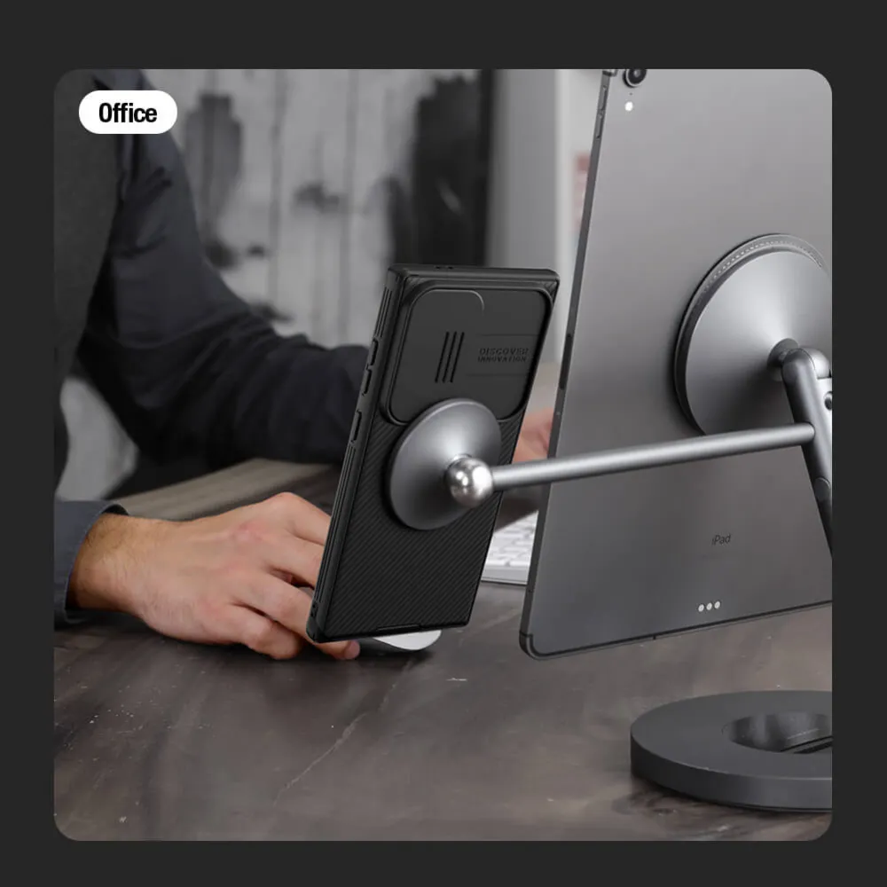 Maska Nillkin CamShield Pro Magnetic za Samsung Galaxy S24 Ultra crna