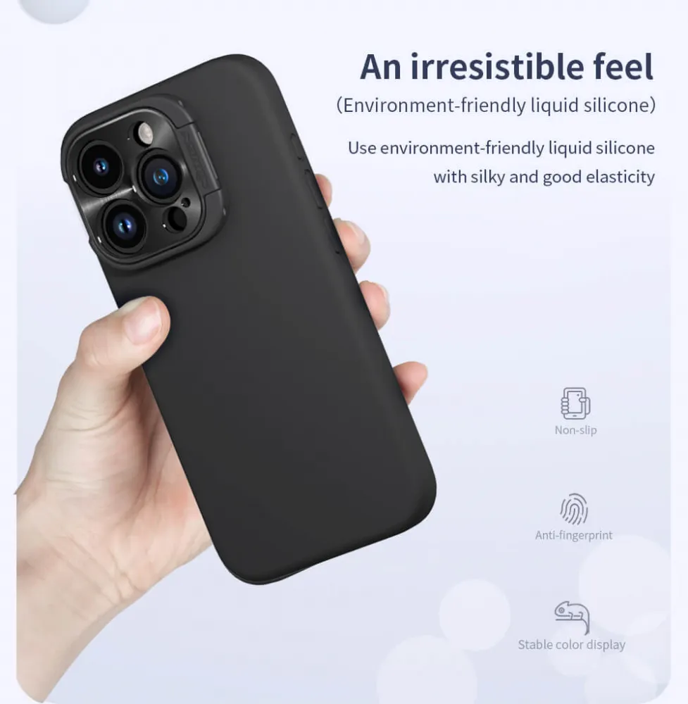 Maska Nillkin Lens Wing Magnetic za iPhone 15 Pro 6.1 ljubicasta