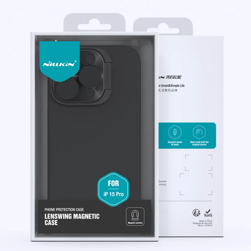 Maska Nillkin Lens Wing Magnetic za iPhone 15 Pro 6.1 zelena