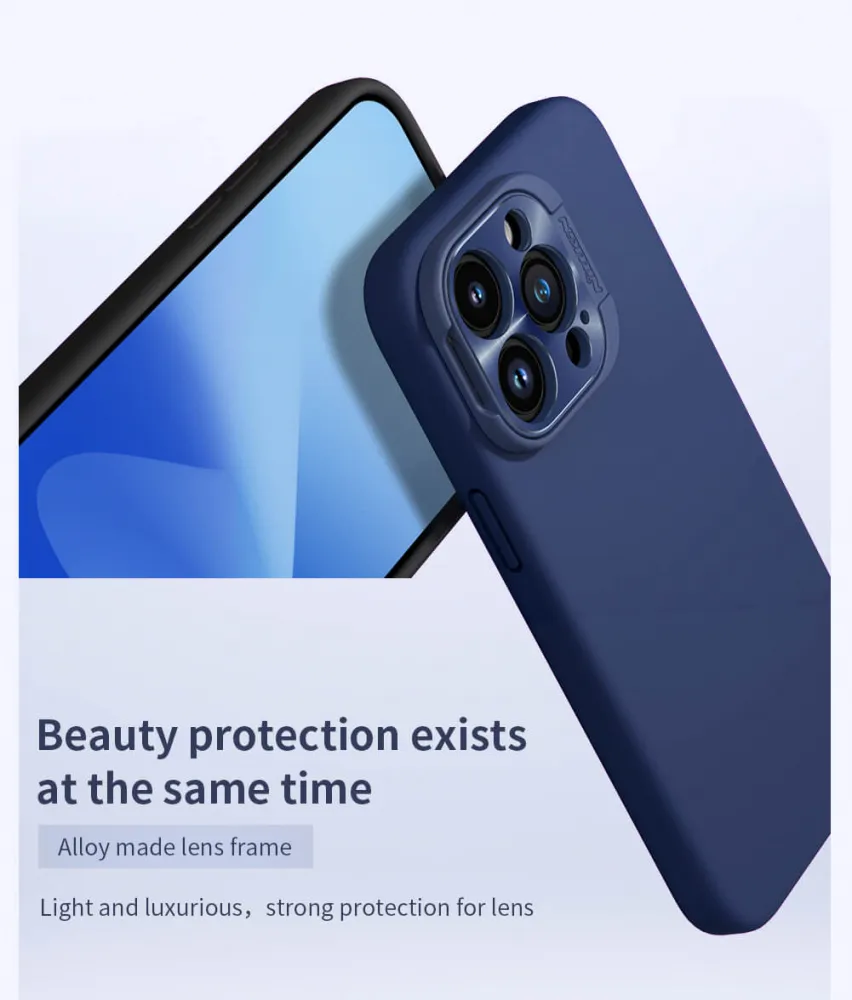 Maska Nillkin Lens Wing Magnetic za iPhone 15 Pro Max 6.7 ljubicasta