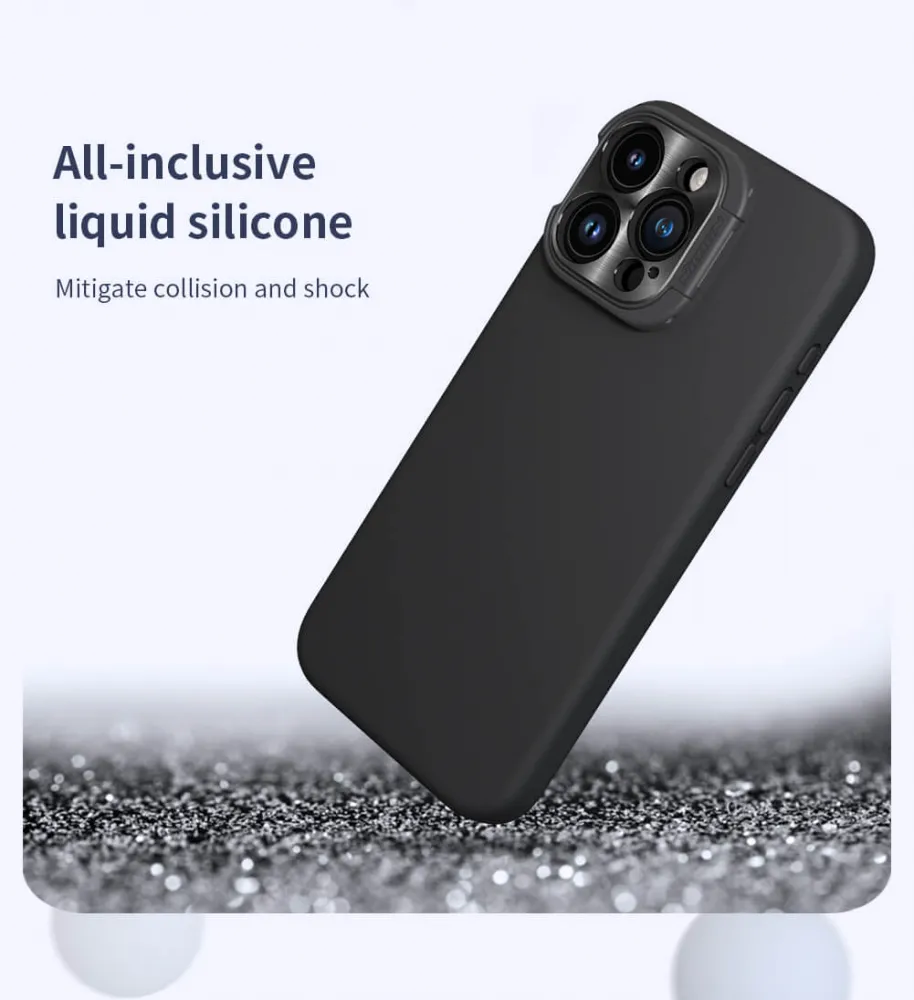 Maska Nillkin Lens Wing Magnetic za iPhone 15 Pro Max 6.7 ljubicasta
