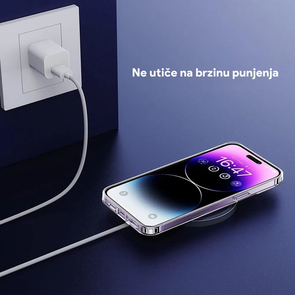 Maska Magsafe za iPhone 15 Pro 6.1 transparent (IC)