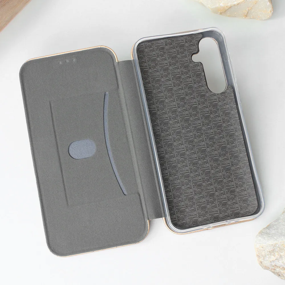 Maska Teracell Flip Cover za Samsung A356B Galaxy A35 5G zlatna