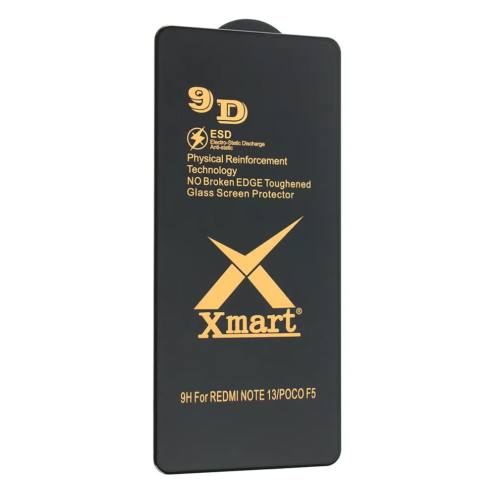Zastitno staklo Zastitno staklo X mart 9D za Xiaomi Redmi Note 13 4G (EU) crni