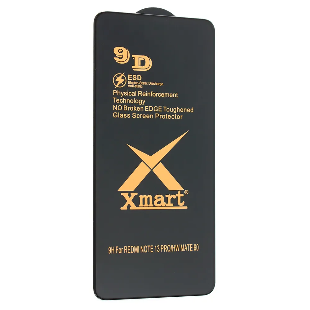 Zastitno staklo Zastitno staklo X mart 9D za Xiaomi Redmi Note 13 Pro 4G/5G (EU) crni