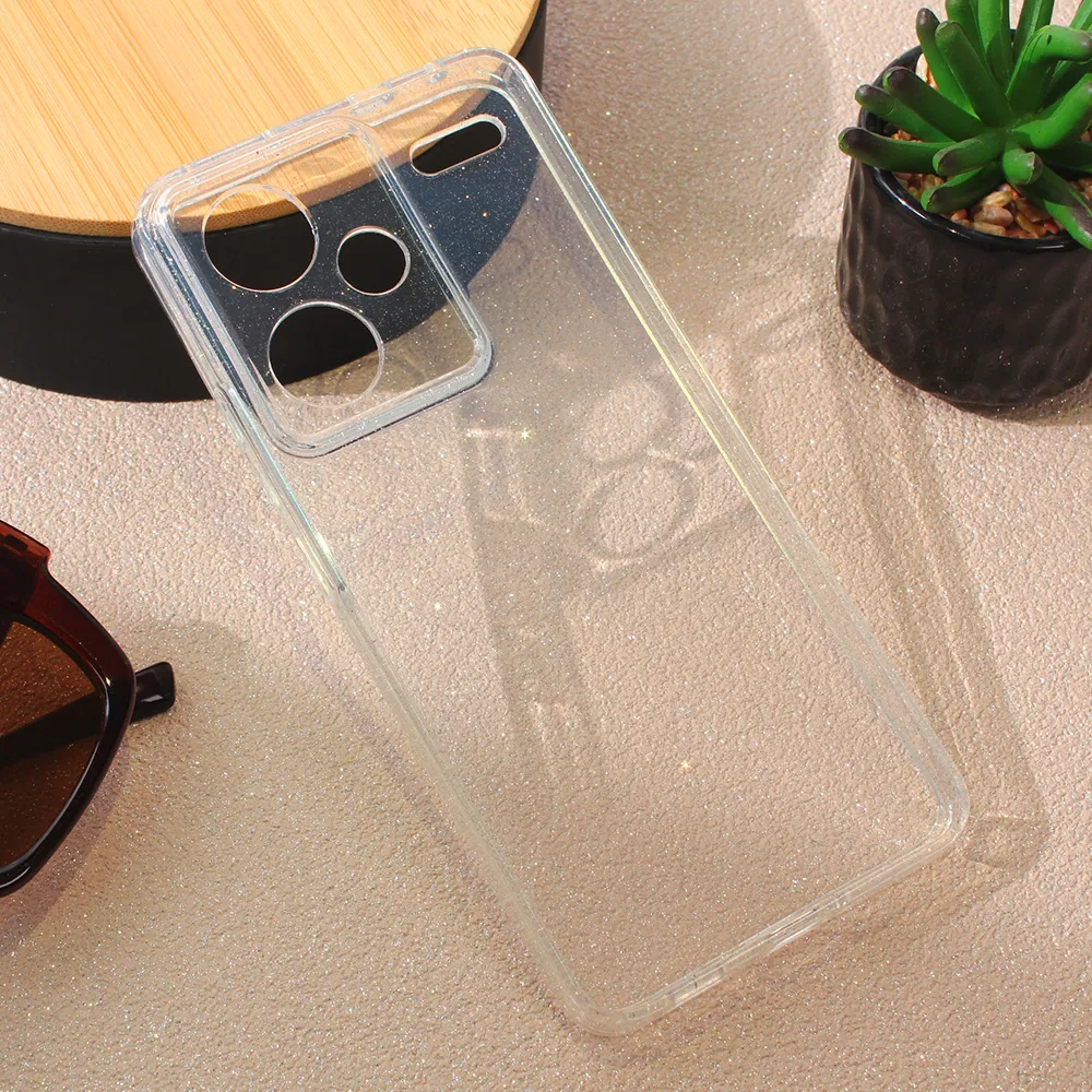 Maska Sparkle Dust za Xiaomi Redmi Note 13 Pro Plus transparent