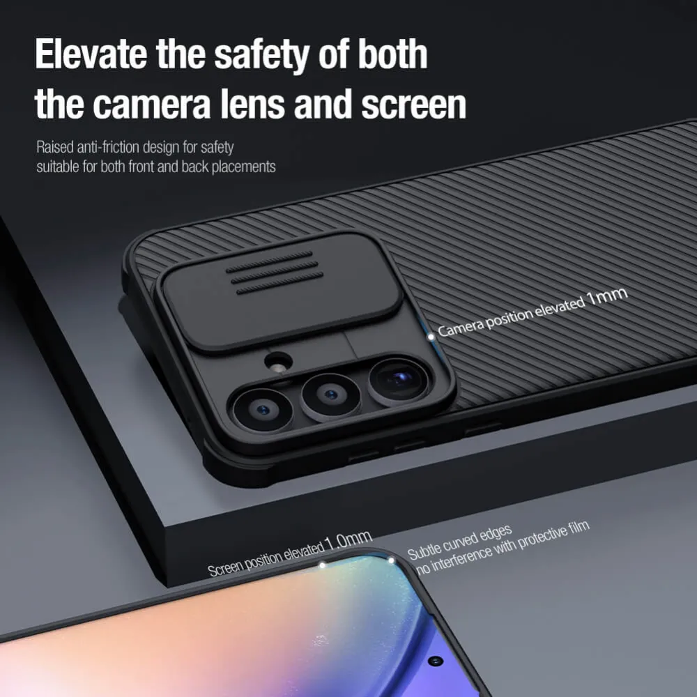 Maska Nillkin CamShield Pro za Samsung A556B Galaxy A55 5G plava