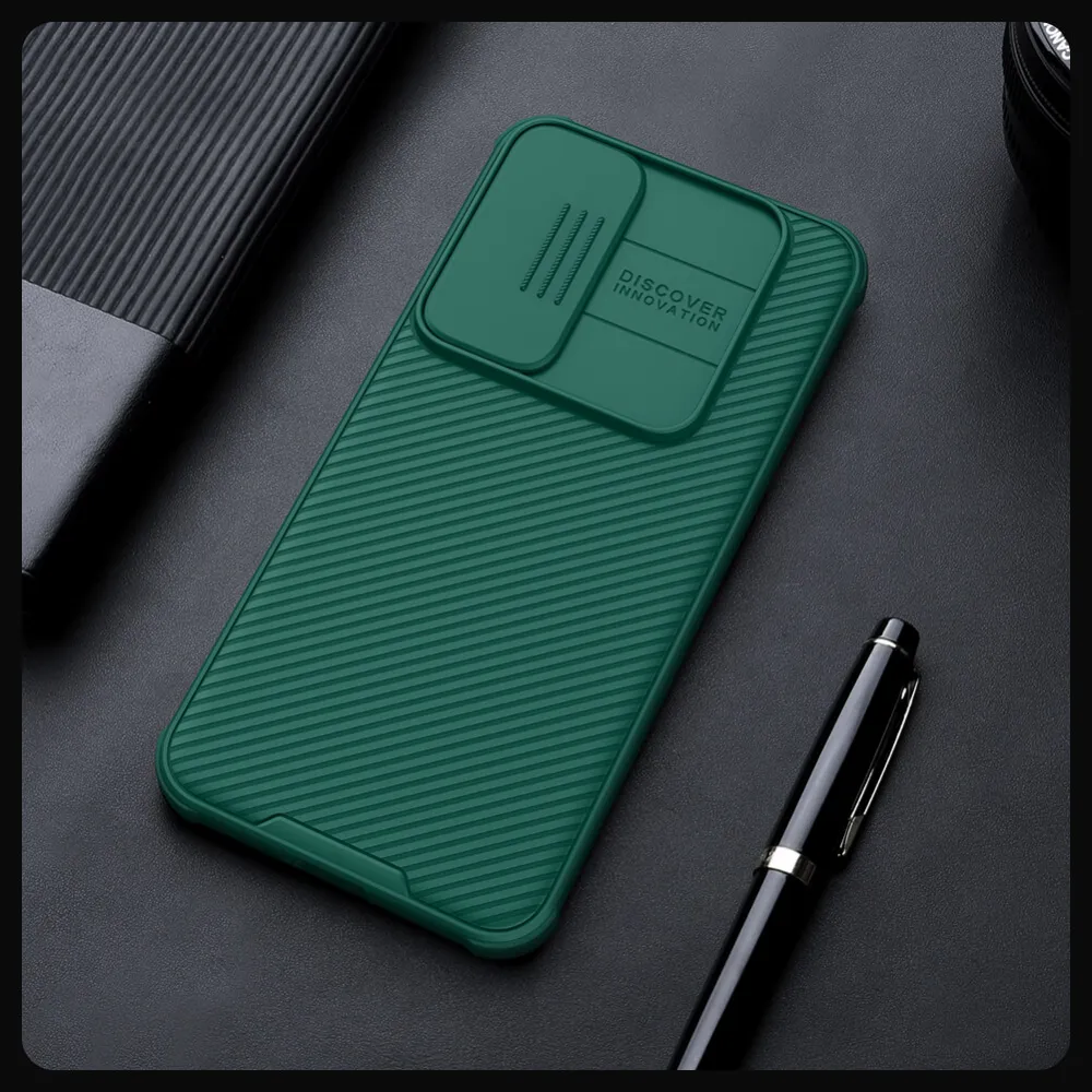 Maska Nillkin CamShield Pro za Samsung A556B Galaxy A55 5G zelena