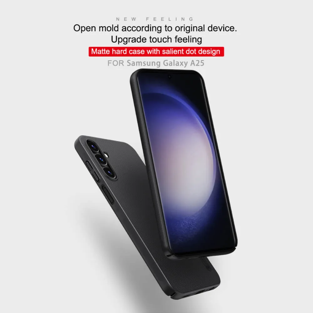 Maska Nillkin Scrub za Samsung A256B Galaxy A25 5G crna