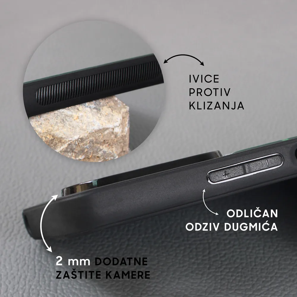 Maska Anti Static za Xiaomi Redmi 13C crvena