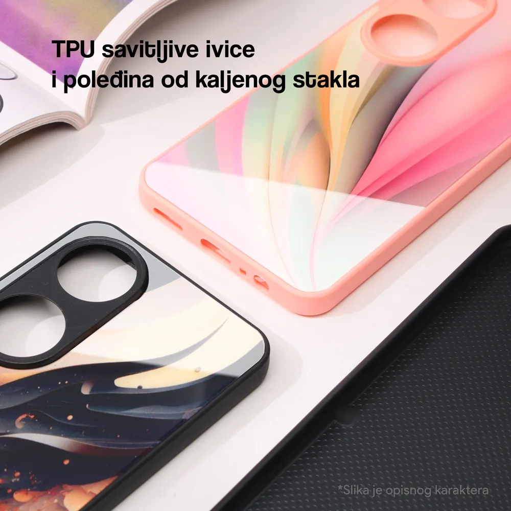 Maska Abstract za Honor X7b crna