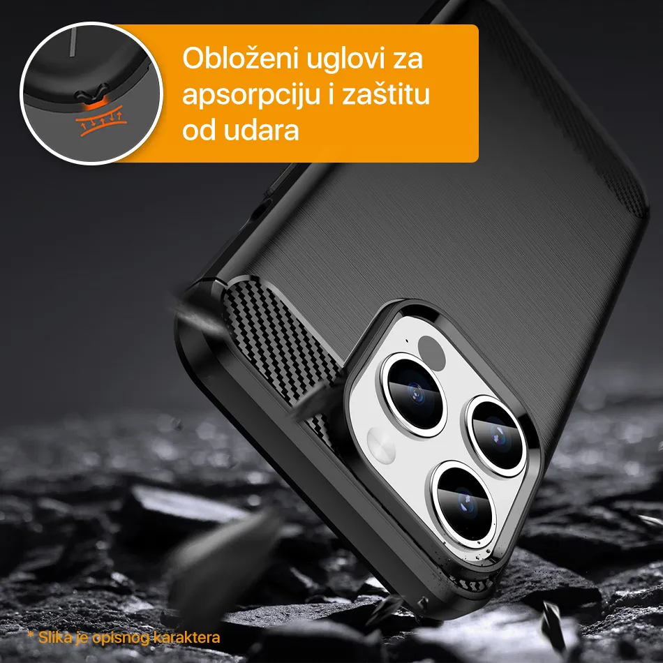 Maska Defender Safeguard za Xiaomi Redmi Note 13 Pro 4G (EU) crna