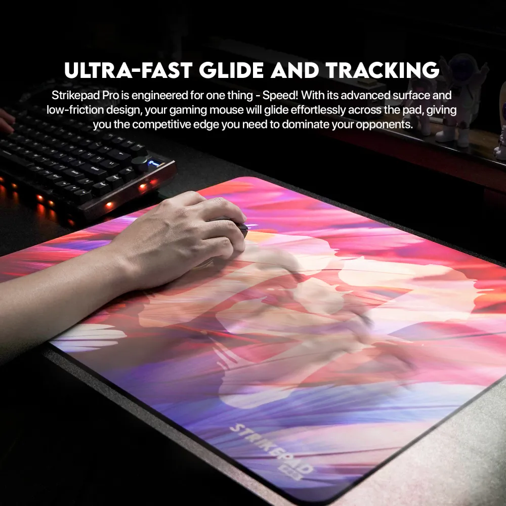 Podloga za mis Fantech MST491P Holographic Strikepad PRO crvena