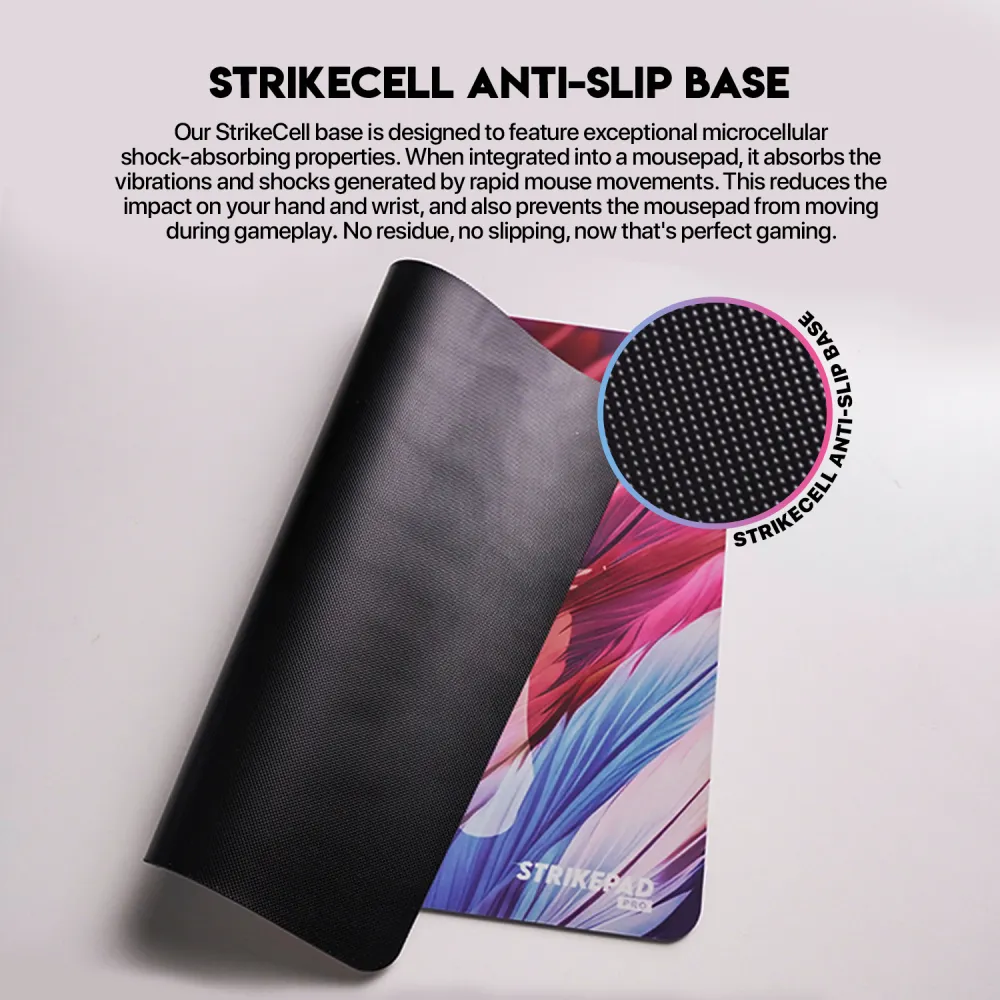 Podloga za mis Fantech MST491P Holographic Strikepad PRO crvena