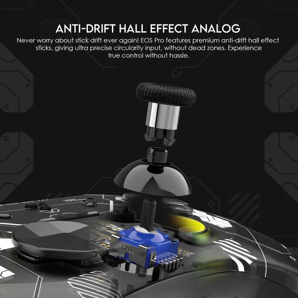 Joypad wireless Fantech WGP15 EOS PRO multiplatform RGB crni