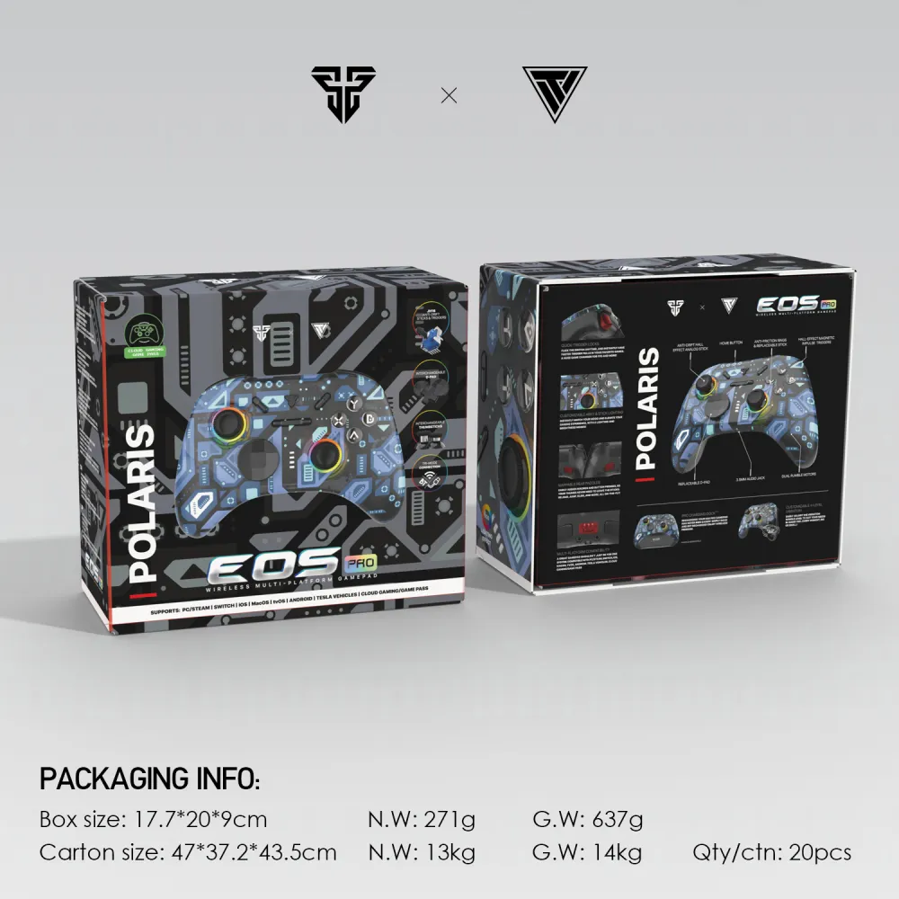 Joypad wireless Fantech WGP15 EOS PRO multiplatform RGB plavi