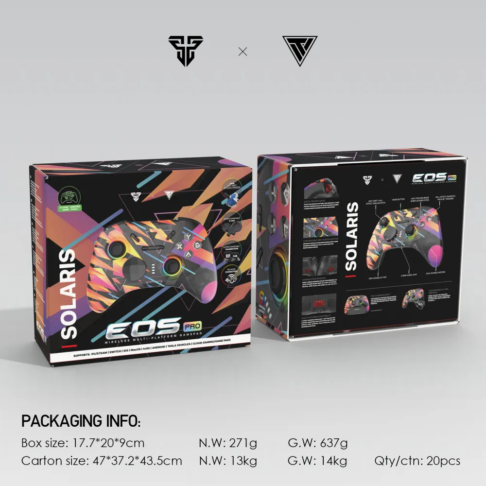 Joypad wireless Fantech WGP15 EOS PRO multiplatform RGB rainbow