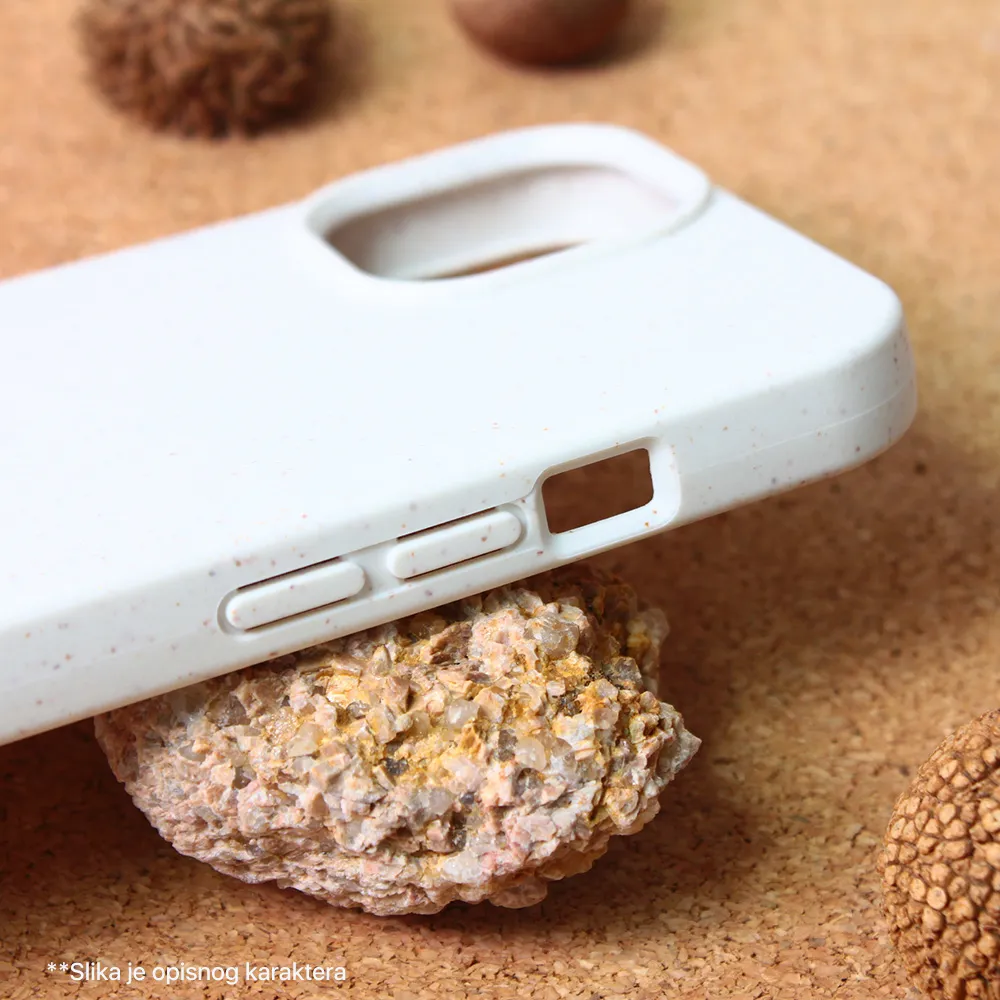 Maska Teracell Giulietta Nature za iPhone 14 Plus 6.7 bela