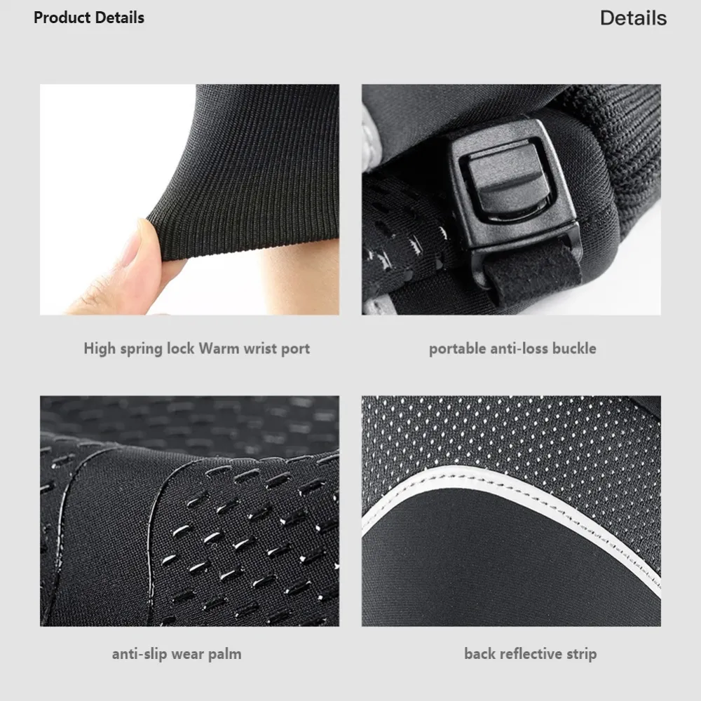 Rukavice za touch screen Vilico sive L