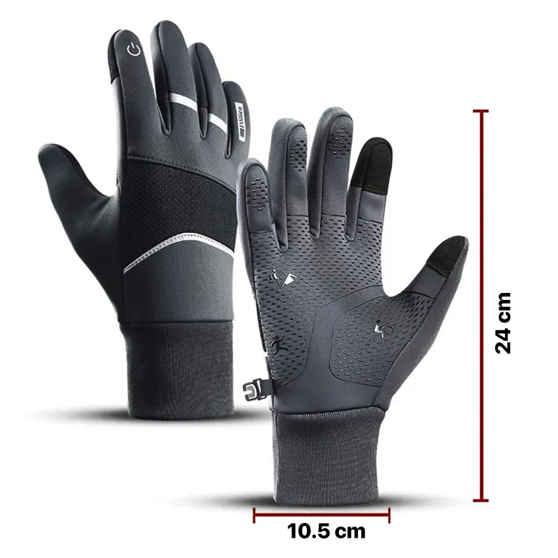 Rukavice za touch screen Vilico sive L