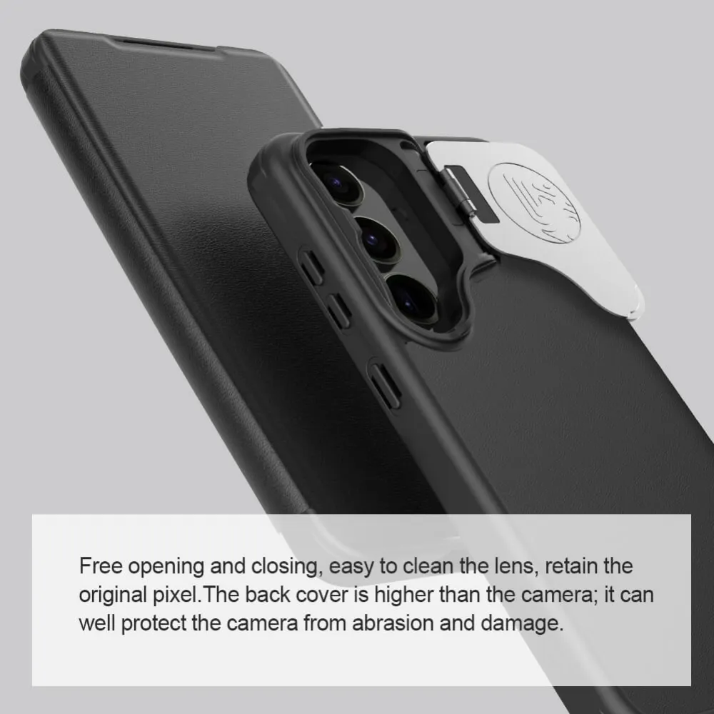 Maska Nillkin Qin Prop za Samsung S921B Galaxy S24 crna