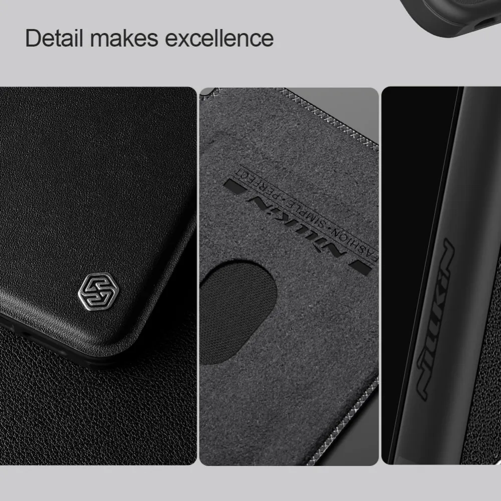 Maska Nillkin Qin Prop za Samsung S921B Galaxy S24 crna