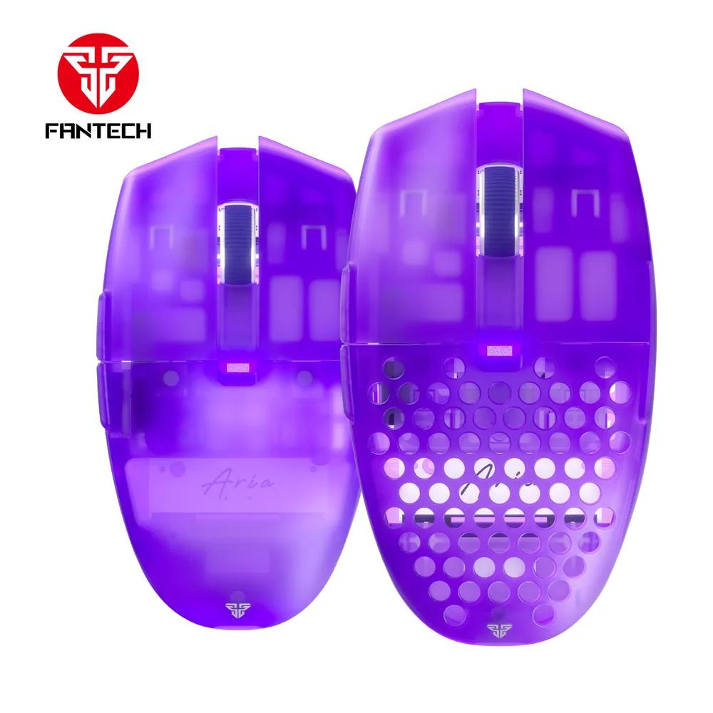 Mis Wireless Gaming Fantech XD7 Aria ljubicasti sa podlogom Fantech MP353 Agile ljubicasta