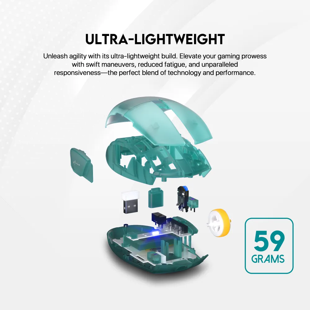 Mis Wireless Gaming Fantech XD7 Aria ljubicasti sa podlogom Fantech MP353 Agile ljubicasta