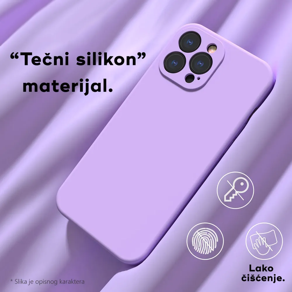 Maska Teracell Soft Velvet za Xiaomi Redmi Note 13 Pro 4G (EU) ljubicasta
